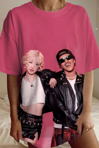 APT printed round neck short-sleeved T-shirt