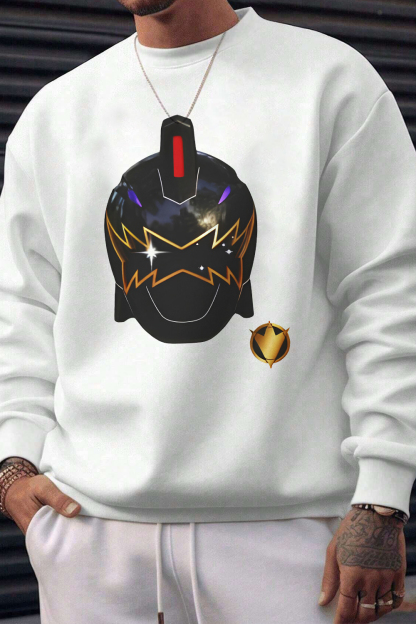 Power Rangers Graphic Fleece Sweatshirt For Men