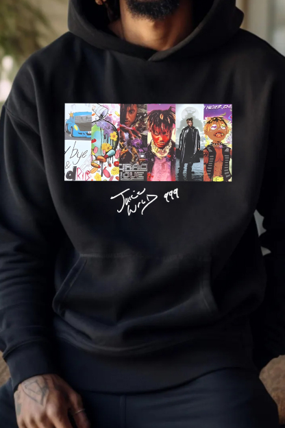 Juice WRLD Best Albums Hoodie For Men