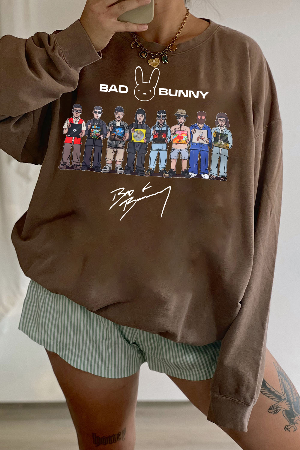 Bad Bunny DTMF Album Merch Sweatshirt For Women