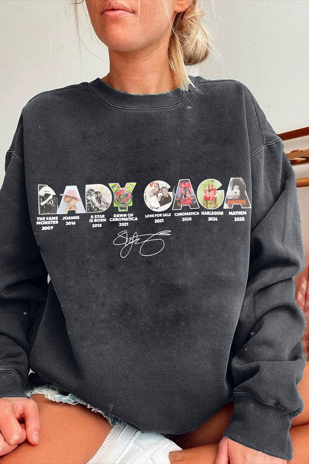 Lady Gaga Abracadabra Album Sweatshirt For Women