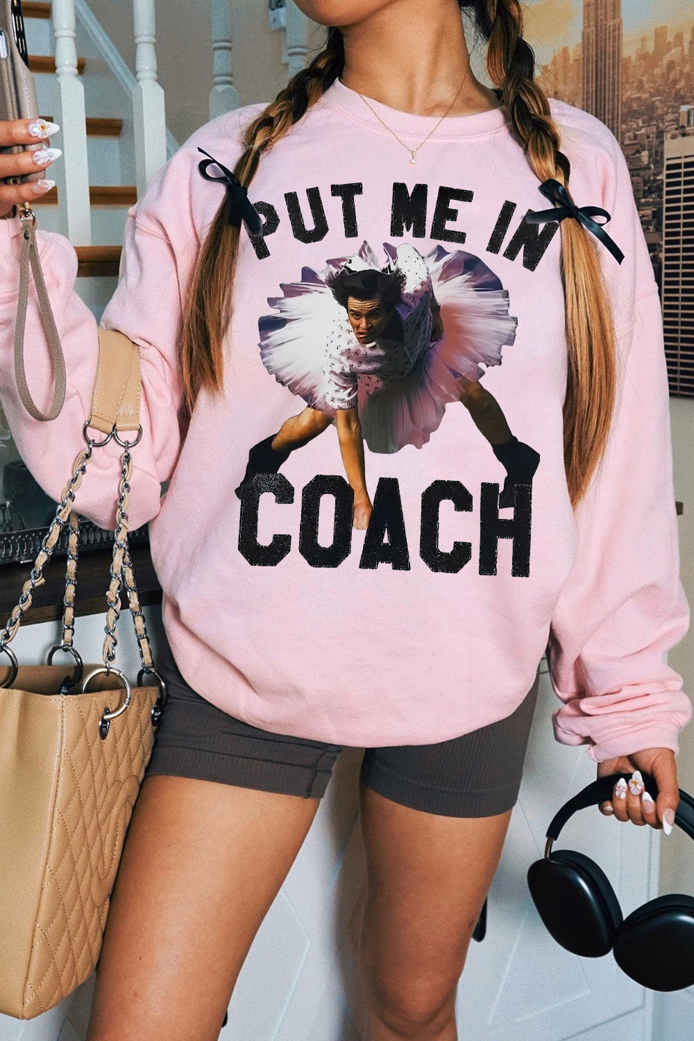 Ace Ventura Put Me In Coach Jim Carrey Funny Sweatshirt For Women