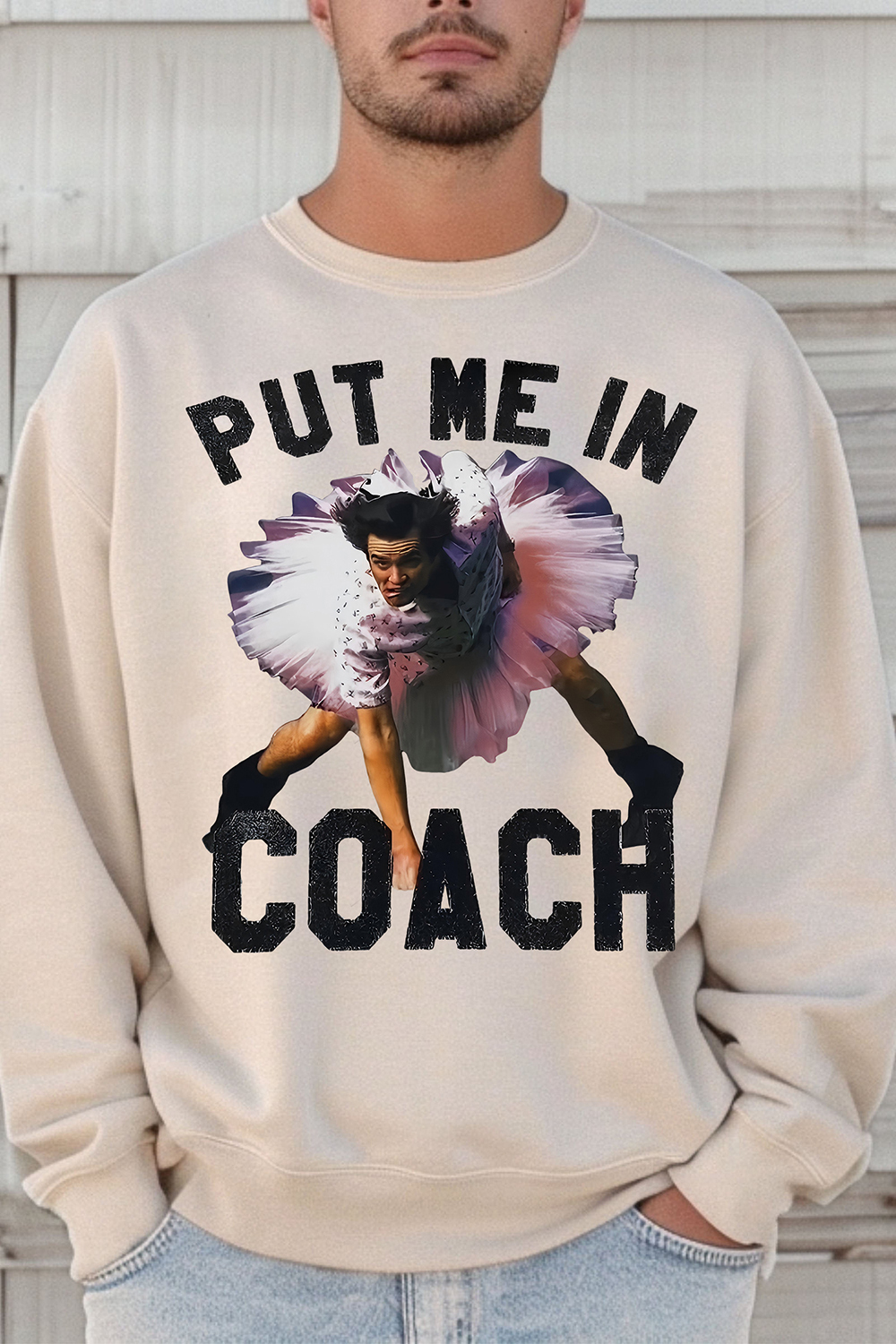 Ace Ventura Put Me In Coach Jim Carrey Funny Sweatshirt For Men