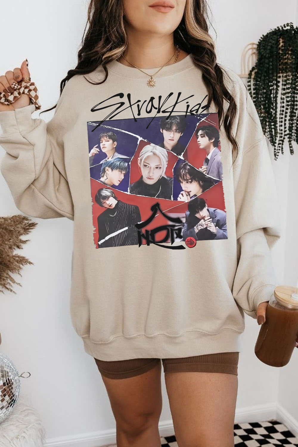 Stray Kids Album World Domination Graphic Sweatshirt For Women