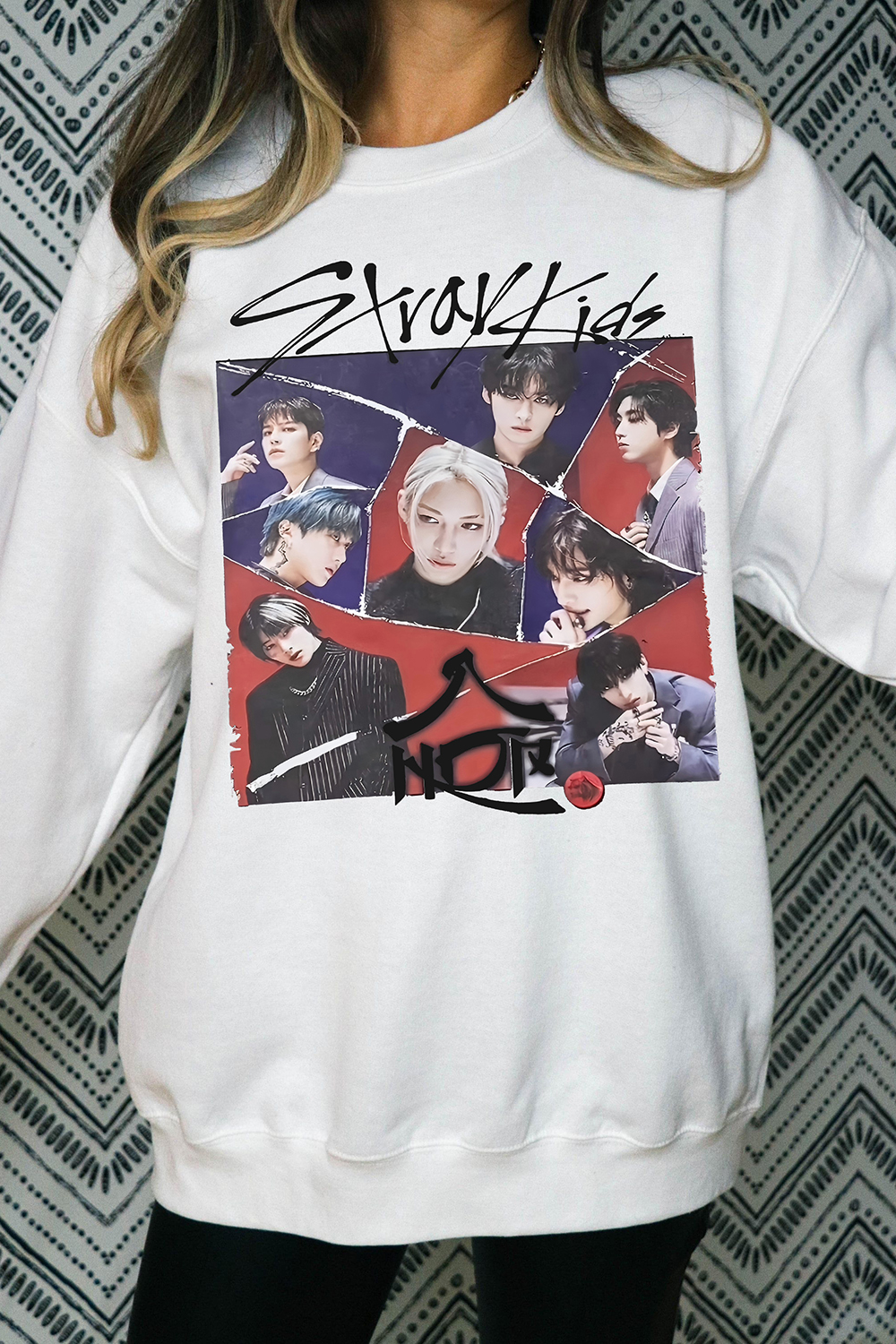 Stray Kids Album World Domination Graphic Sweatshirt For Women