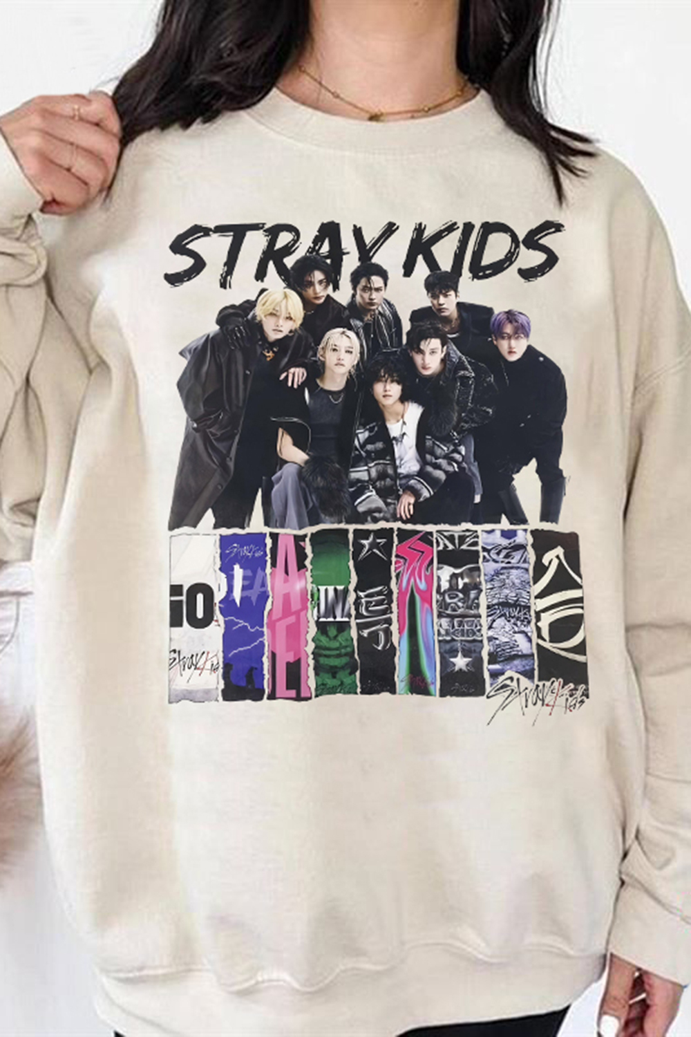 Stray Kids Album Graphic Sweatshirt For Women