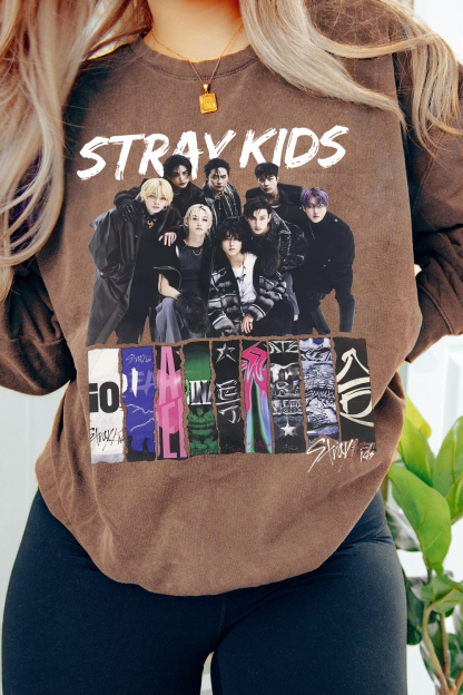 Stray Kids Album Graphic Sweatshirt For Women