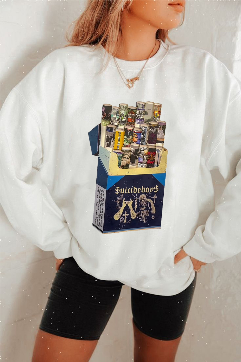 uicideboys personalized printed round neck sweatshirt