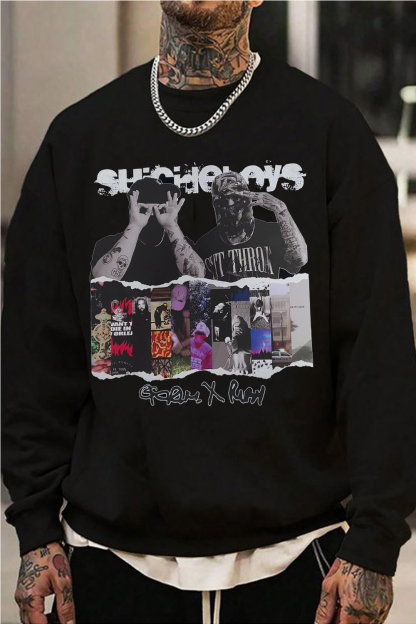 uicideboys casual personality men's sweatshirt