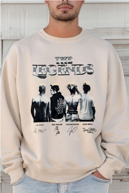 The trending long sleeve crew neck sweatshirt