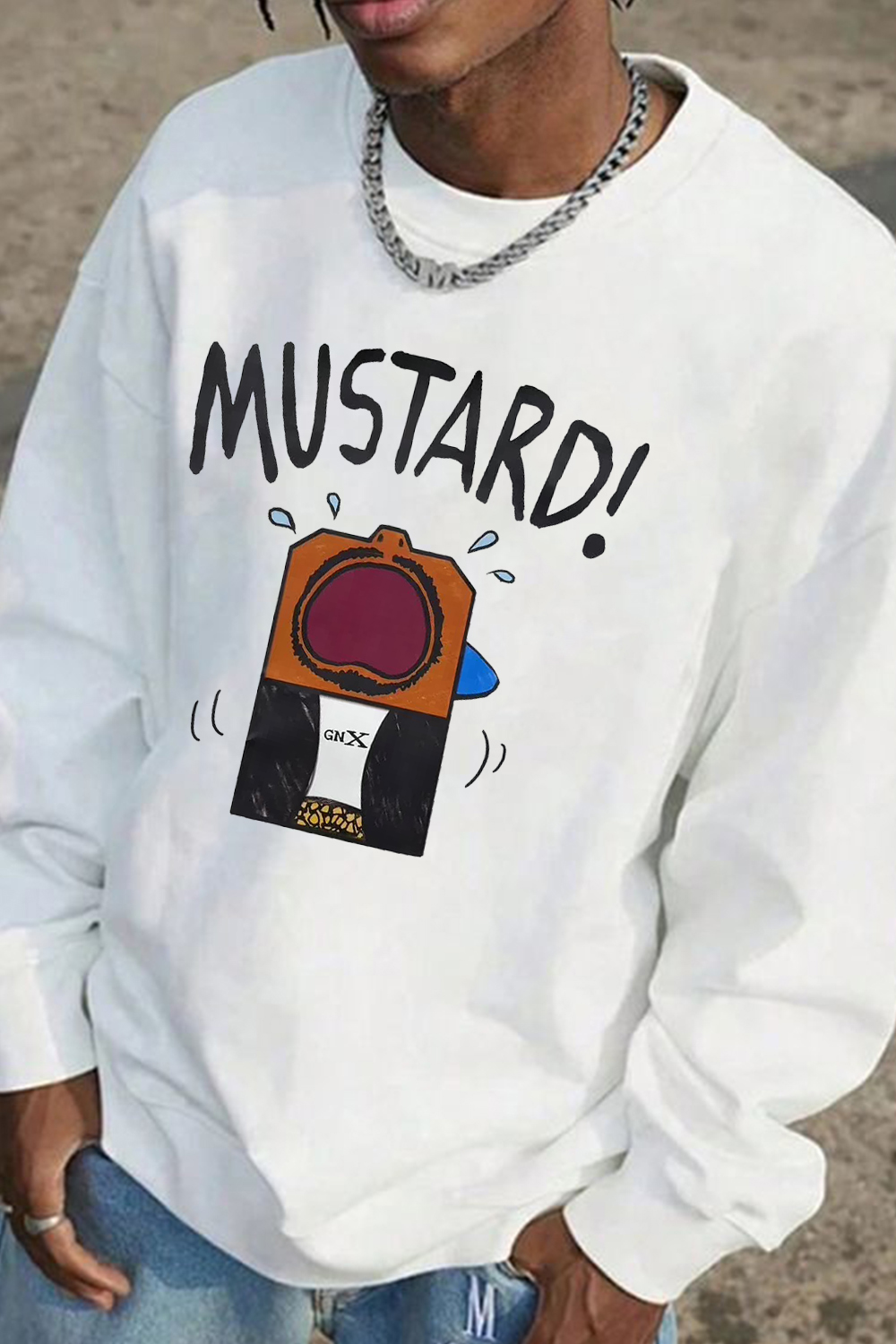 Mustardddd sweatshirt