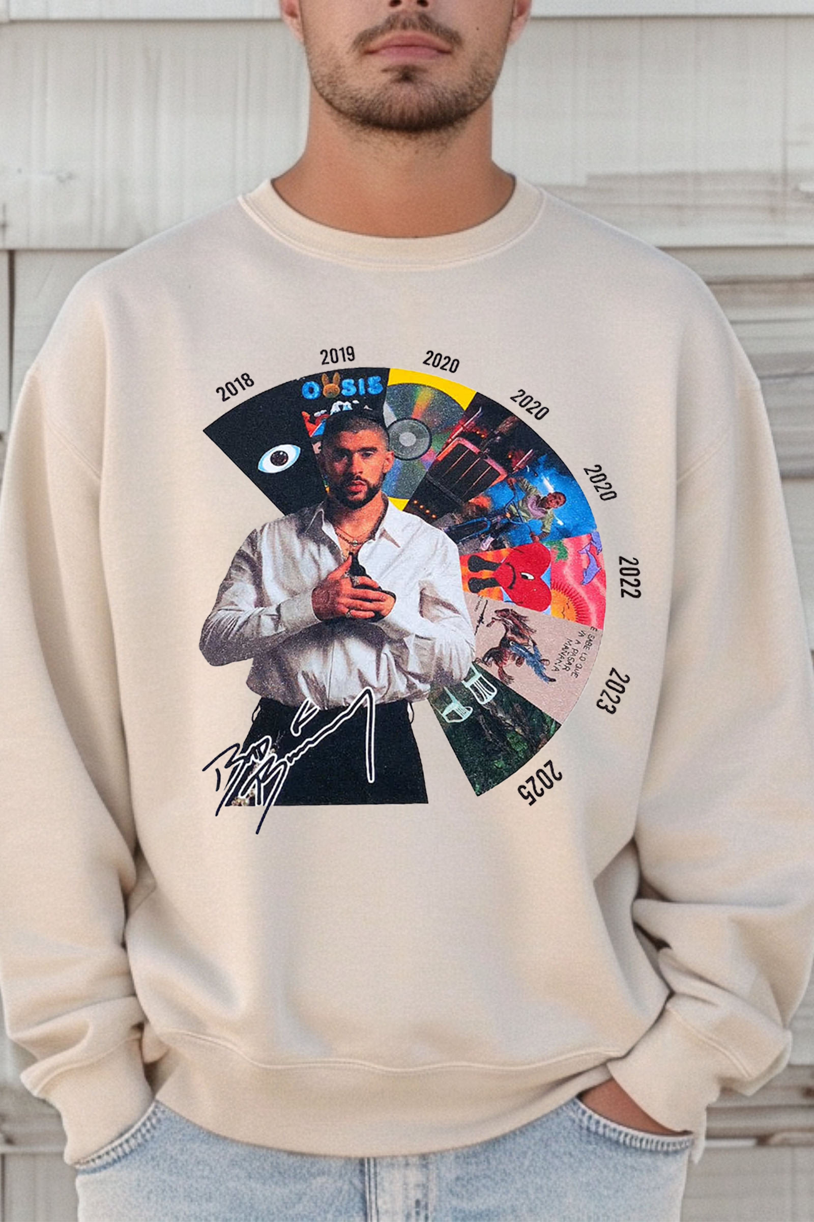 badbunny albums sweatshirt