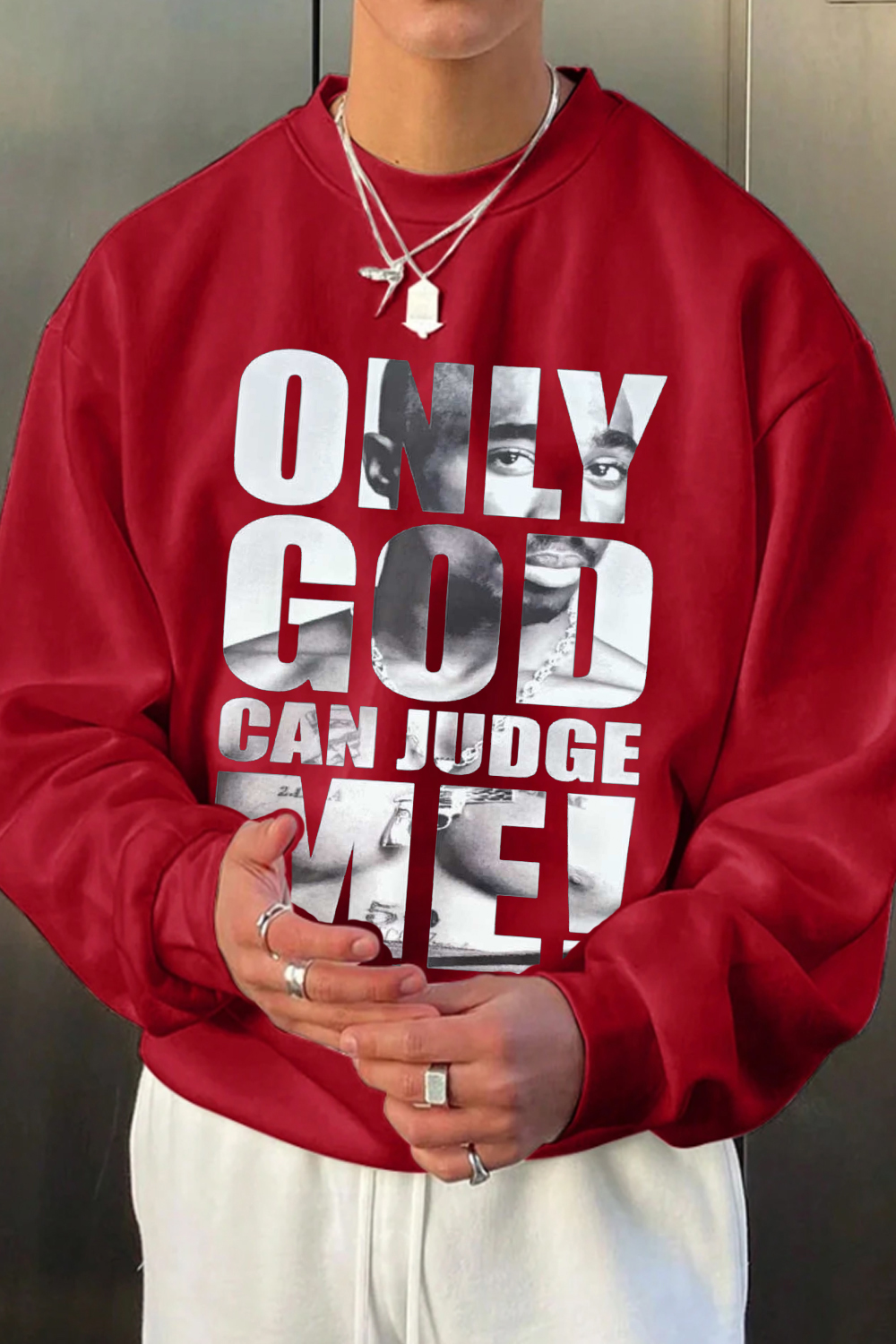 Only God Can Judge Me 2 PAC king sweatshirt