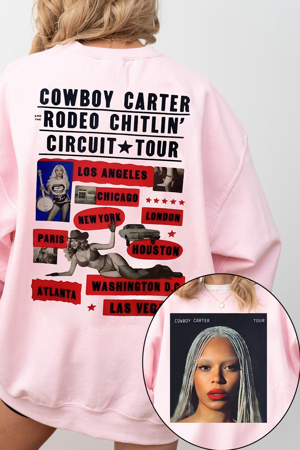 Beyoncé Cowboy Carter Tour Sweatshirt For Women