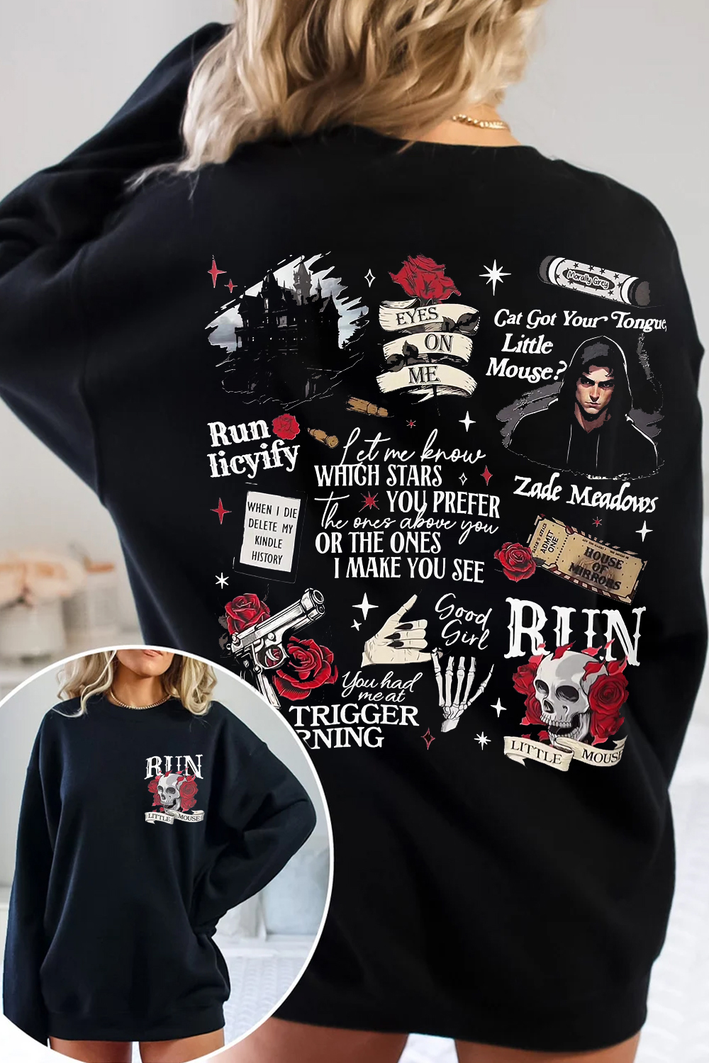 darkromance women's sweatshirt
