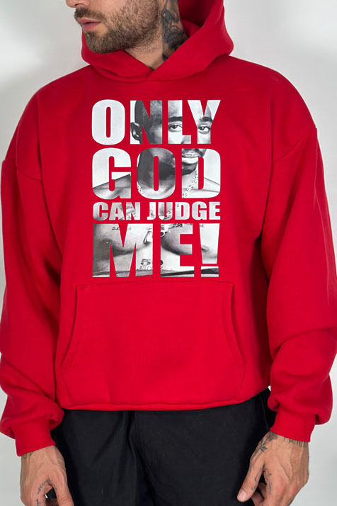 Only God Can Judge Me 2 PAC king Hoodie