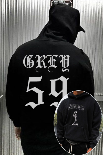 uicideboys59 2-side printed personalized men's hooded sweatshirt