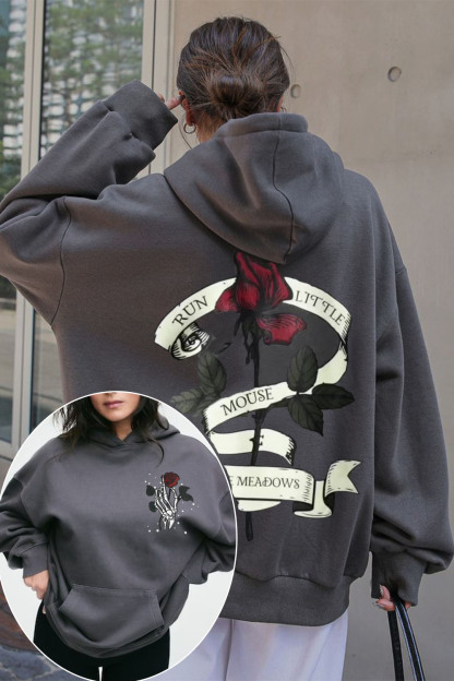 hauntingadeline women's hooded sweatshirt