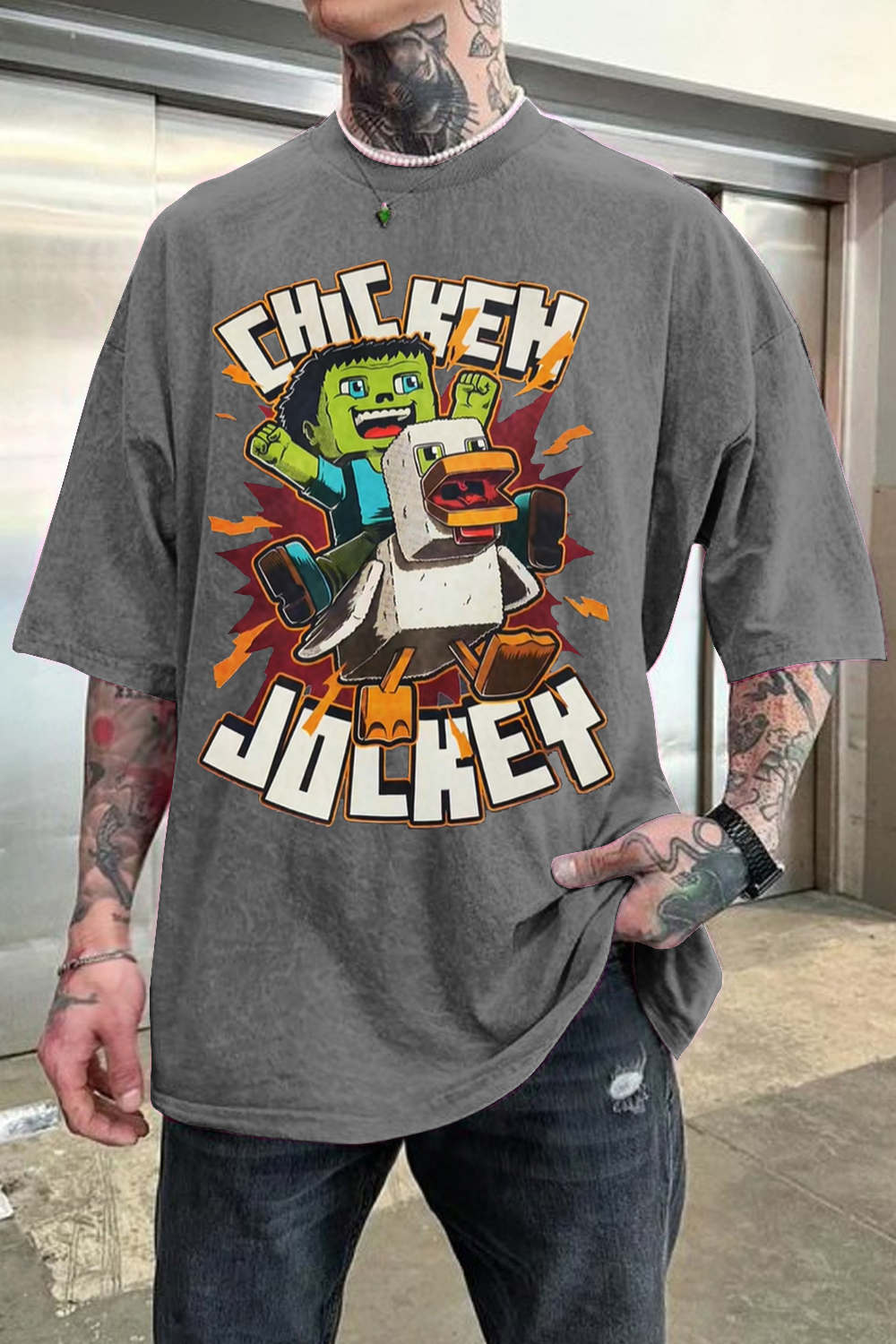 Chicken Jockey TEE