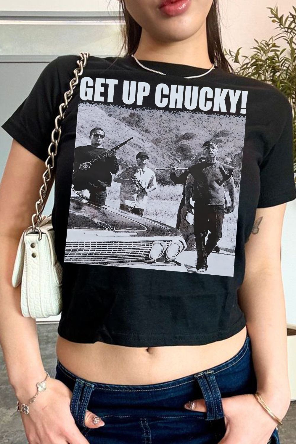 GET up, Chucky fans babytee
