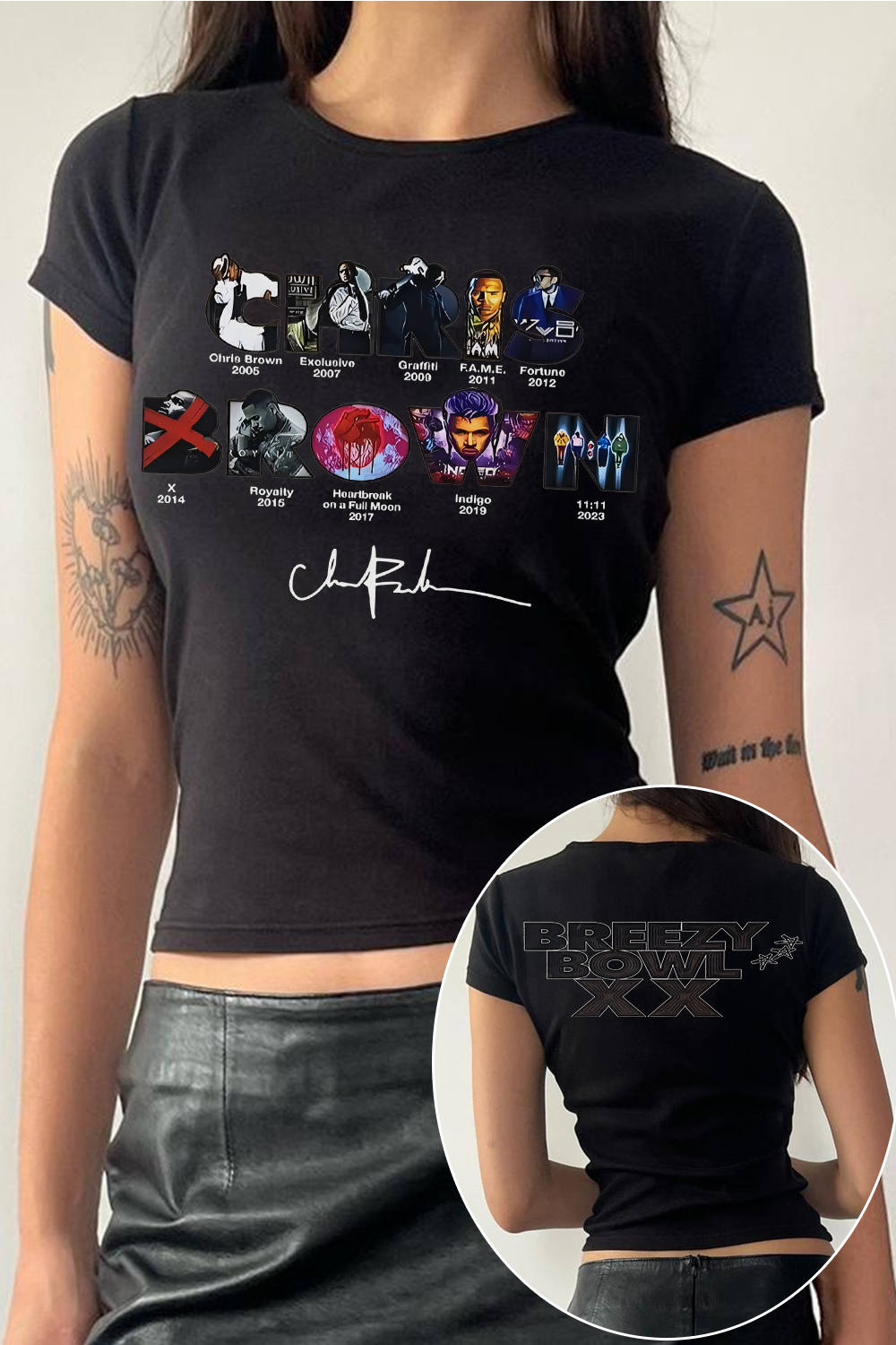 Brez Bowl XX Tour fans babytee