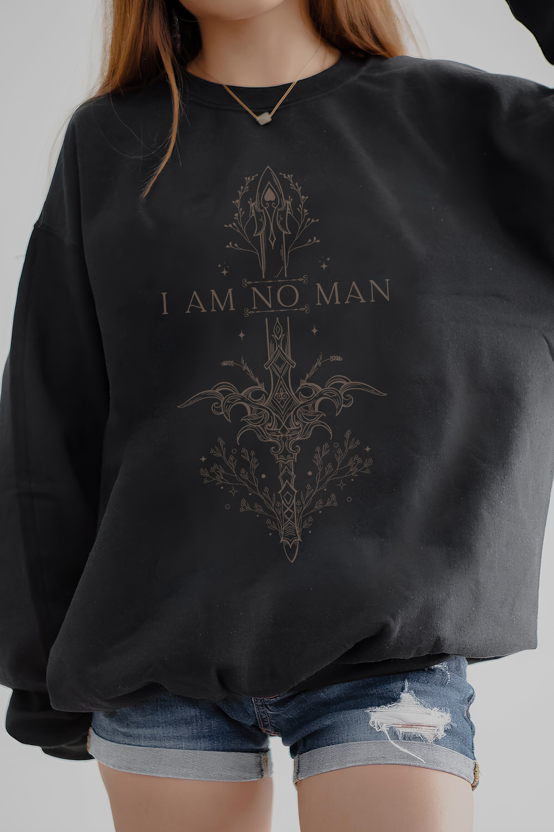 I Am No Man Eowyn LOTR Fleece Sweatshirt For Women