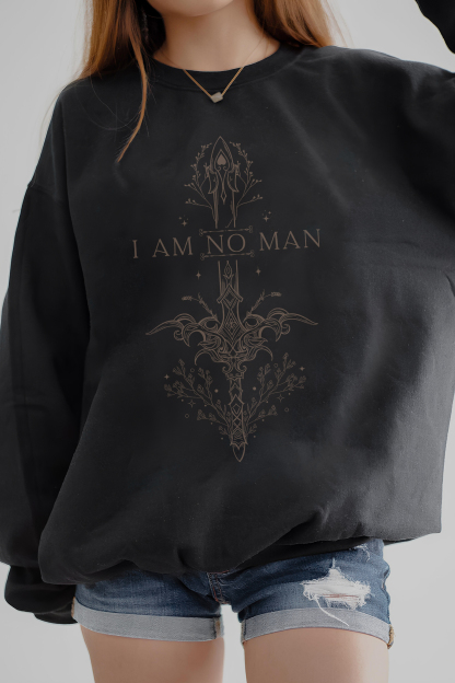 I Am No Man Eowyn LOTR Fleece Sweatshirt For Women