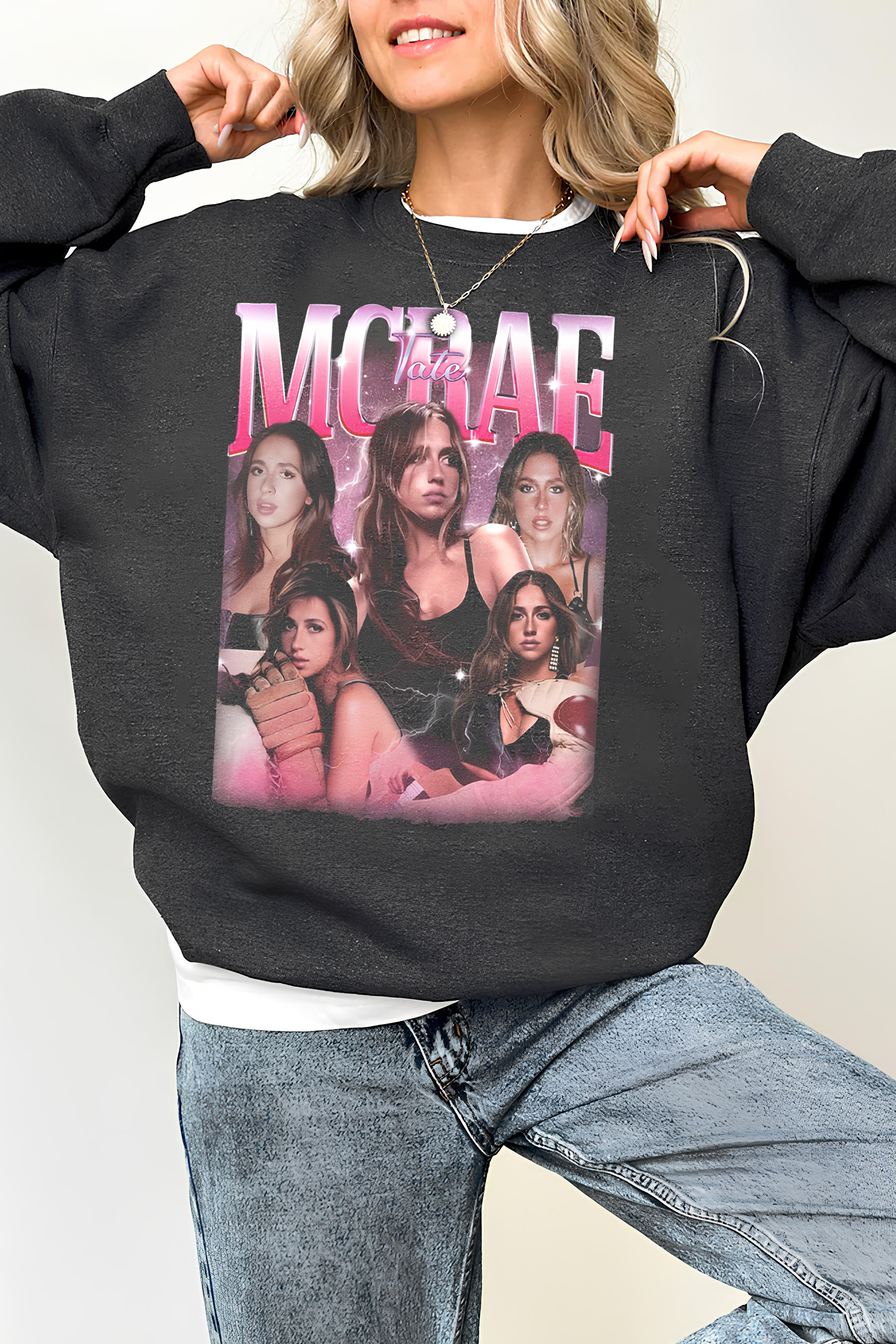 Tate McRae Tour Fleece Sweatshirt For Women