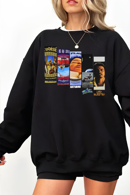 Rauw Alejandro Album Fleece Sweatshirt For Women