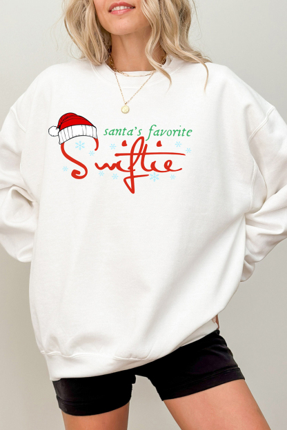Merry Christmas Season Swiftmas Fleece Sweatshirt For Women