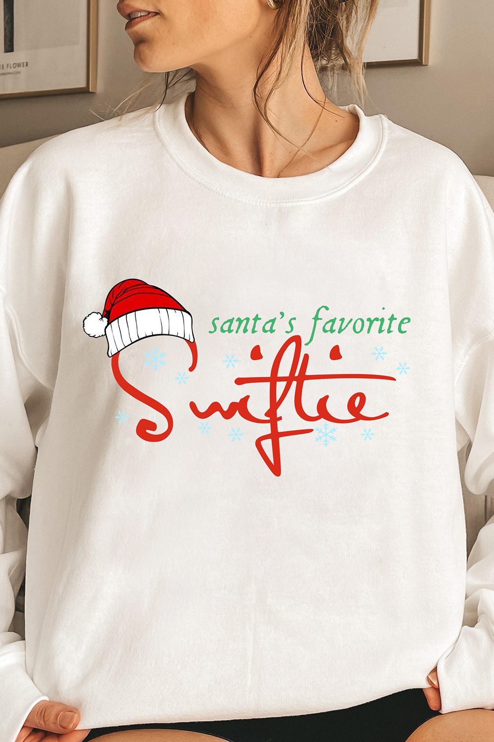 Merry Christmas Season Swiftmas Fleece Sweatshirt For Women