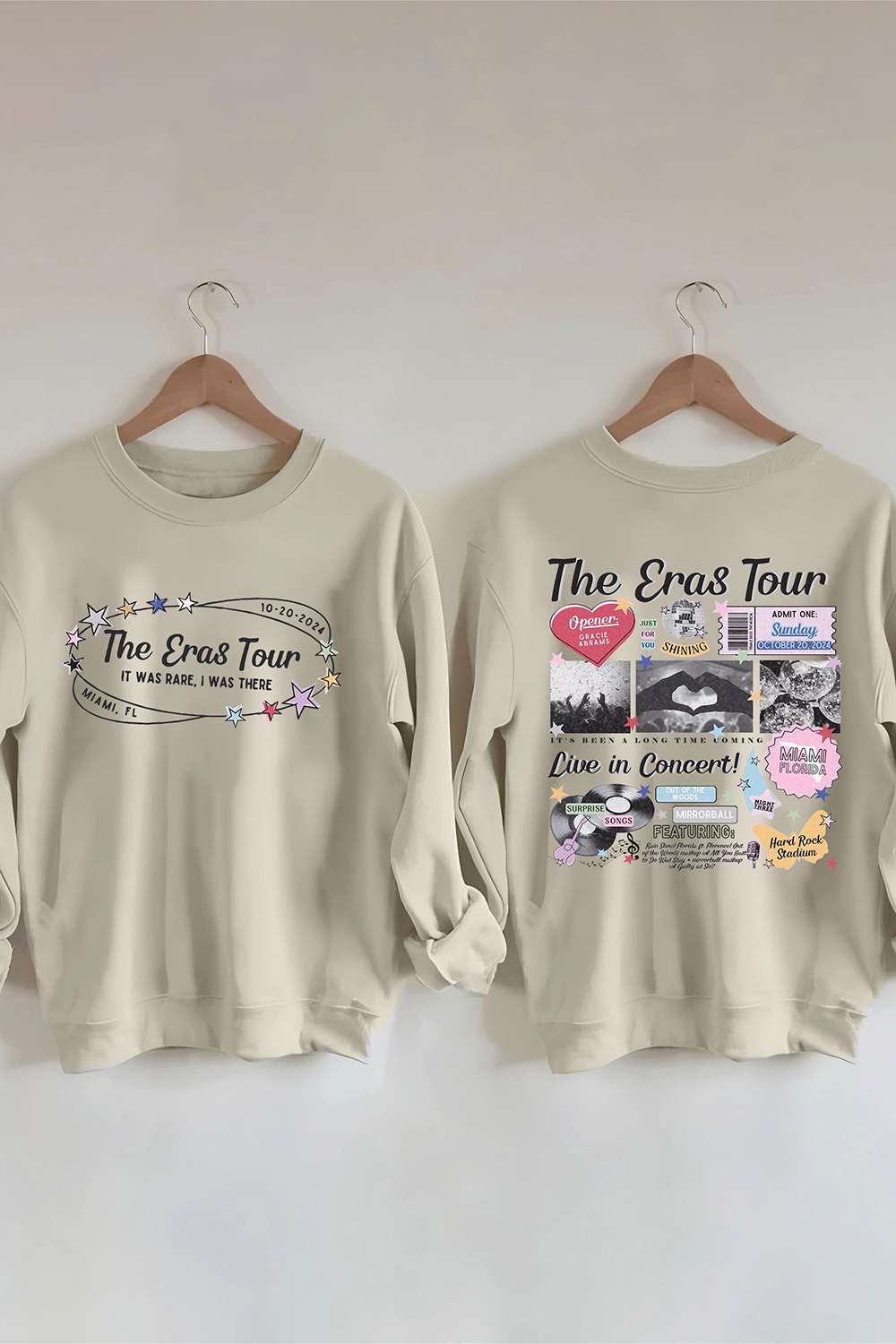 Miami Night 3 Retro Fleece Sweatshirt For Women