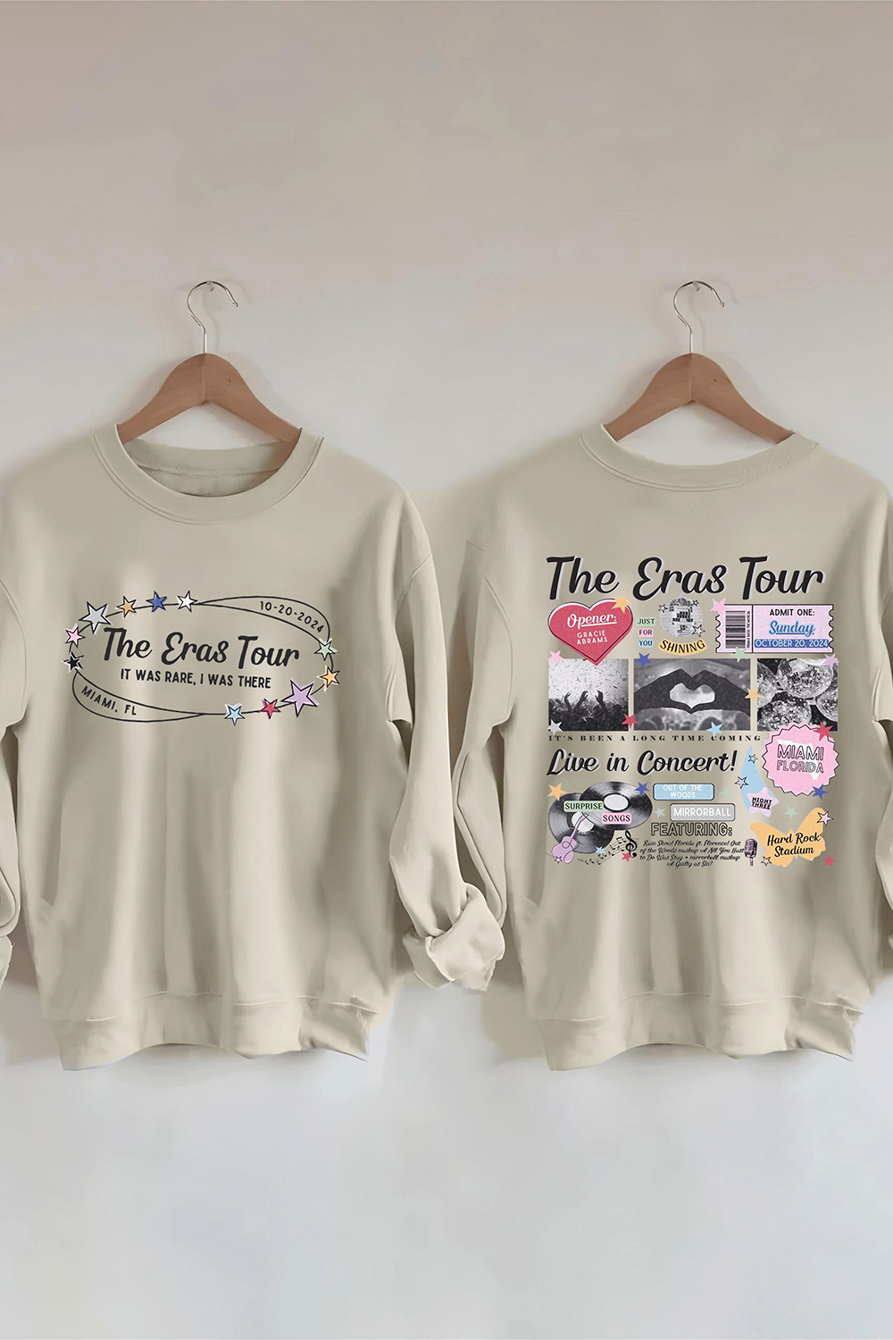 Miami Night 3 Retro Fleece Sweatshirt For Women