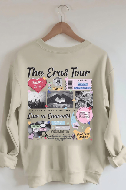 Miami Night 3 Retro Fleece Sweatshirt For Women