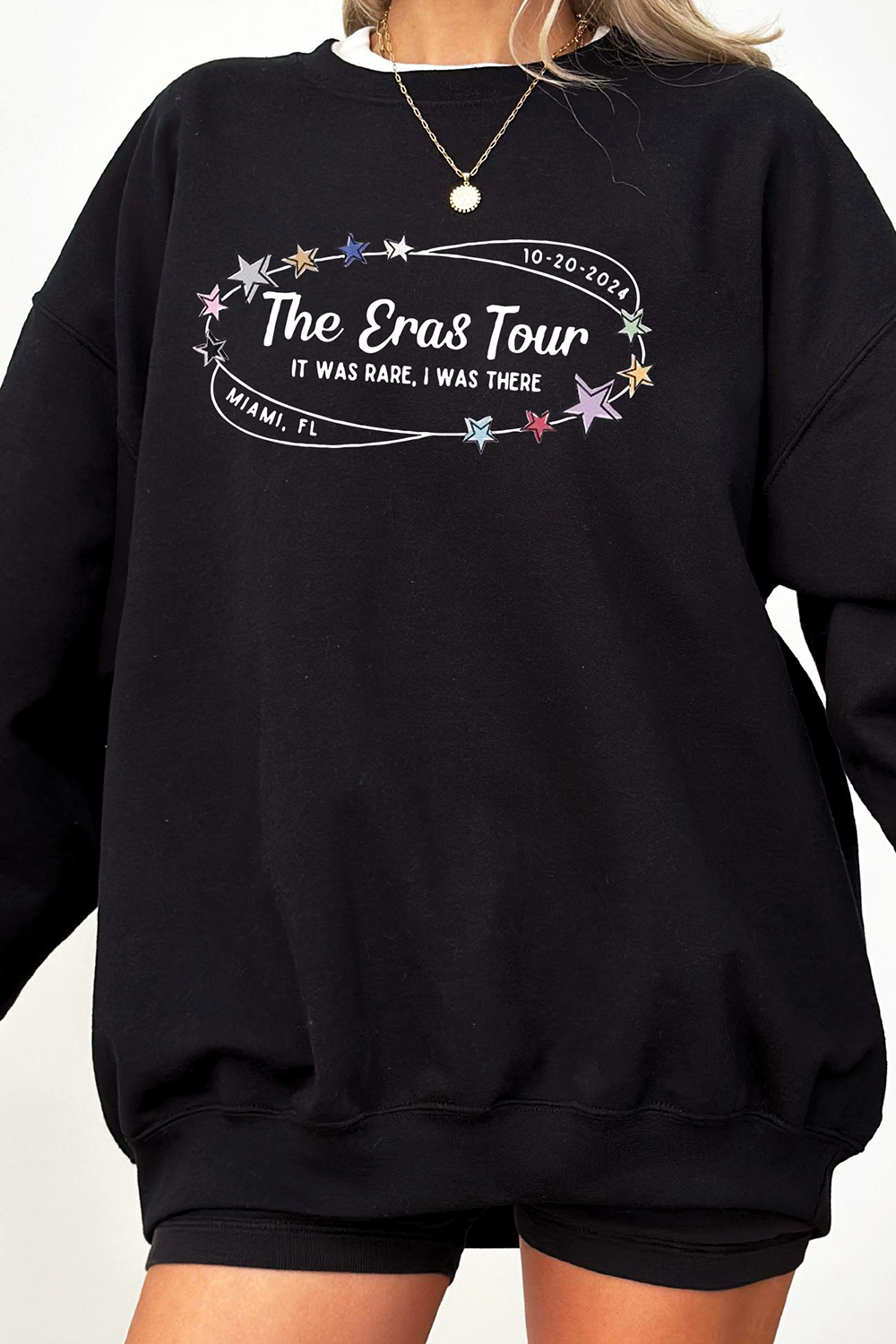 Miami Night 3 Retro Fleece Sweatshirt For Women