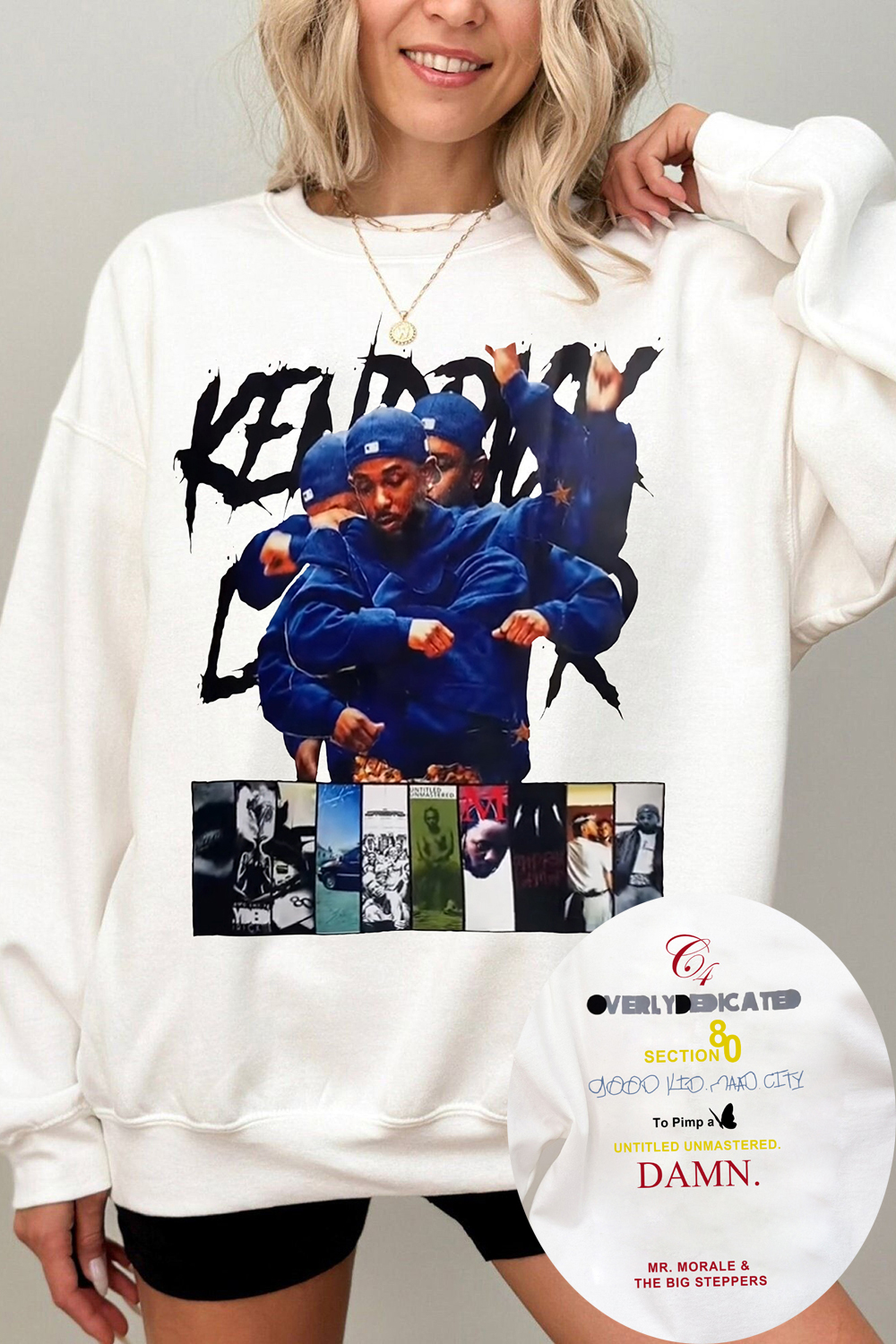 Kendrick Lamar GNX Grand National Tour Fleece Sweatshirt For Women