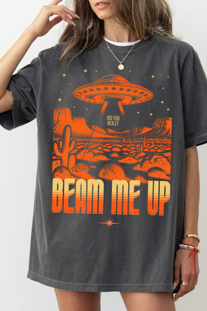 Did You Really Beam Me Up Eras Tour Tee For Women