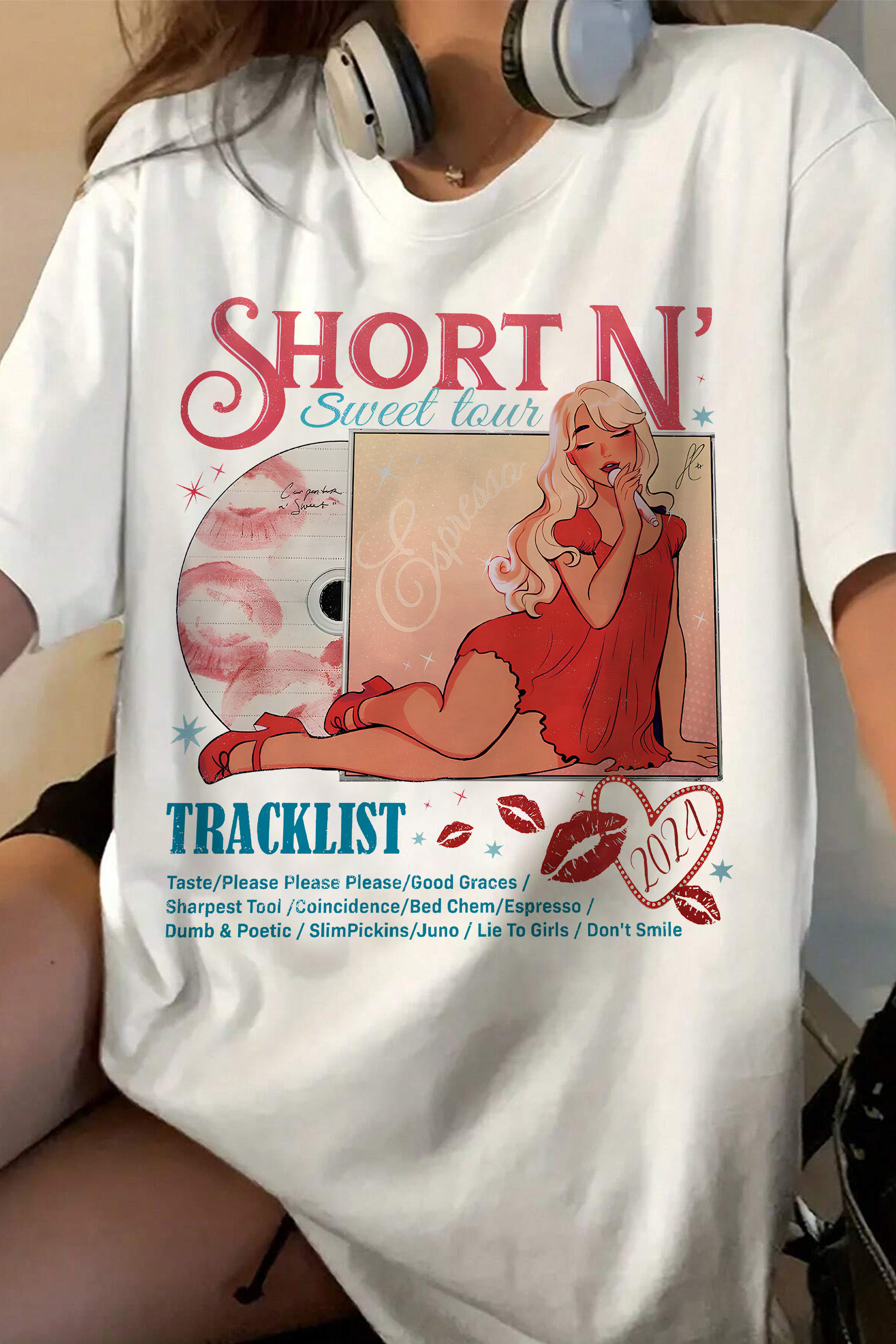 Short N Sweet Sabrina Ver.2  Tee For Women