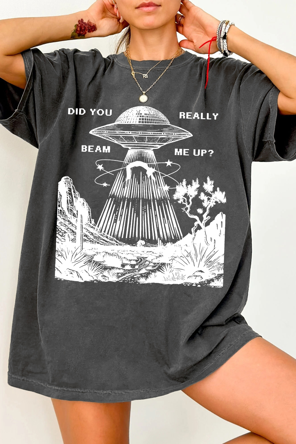 Down Bad UFO Tee For Women