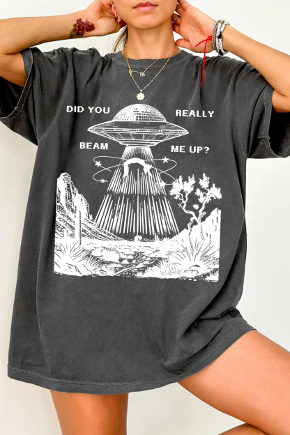 Down Bad UFO Tee For Women