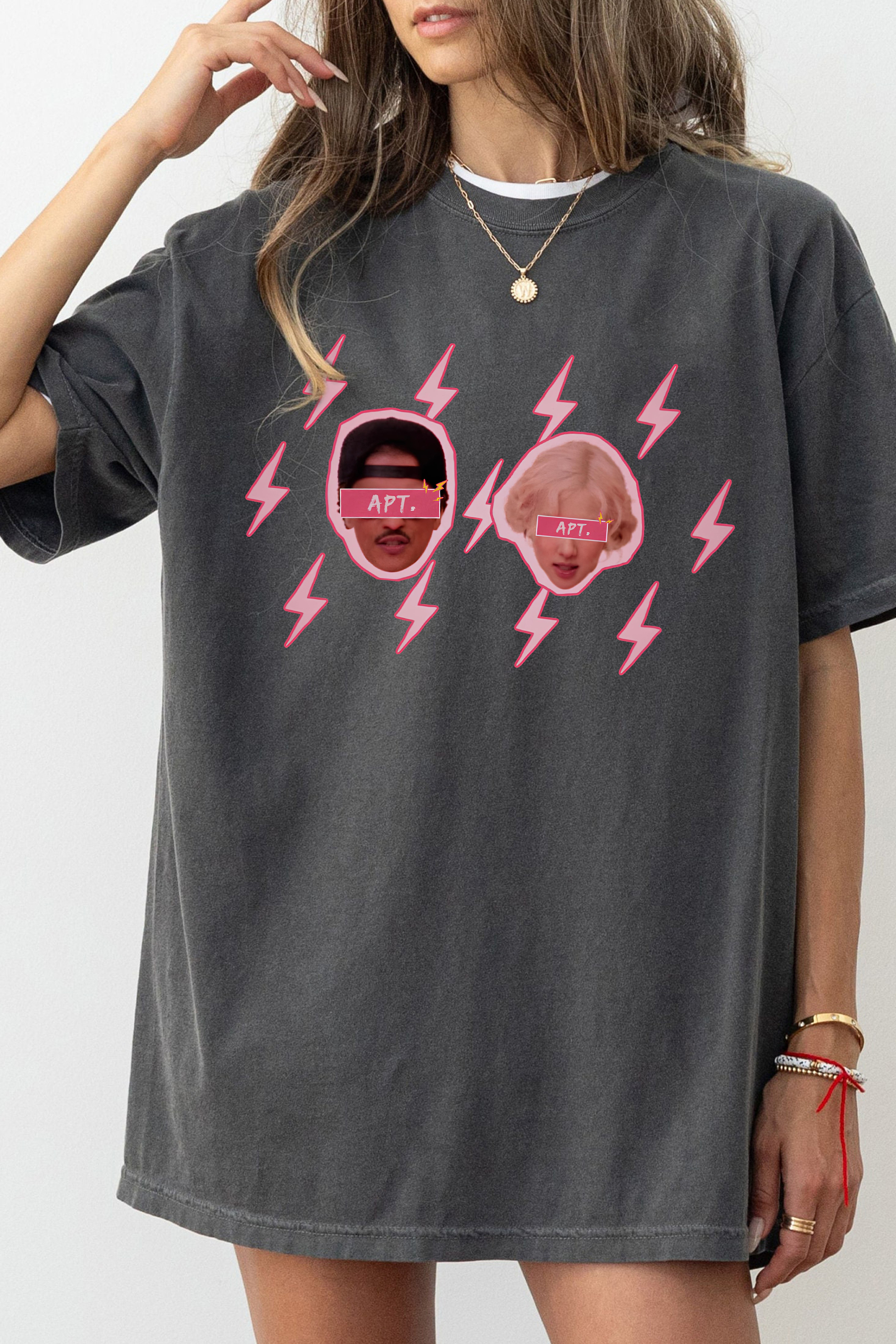 Rose Bruno Mars Apt Tee For Women