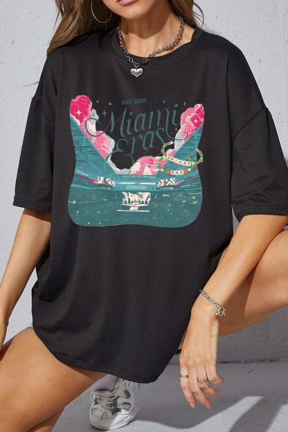Miami Eras Night One Hard Rock Stadium Tee For Women