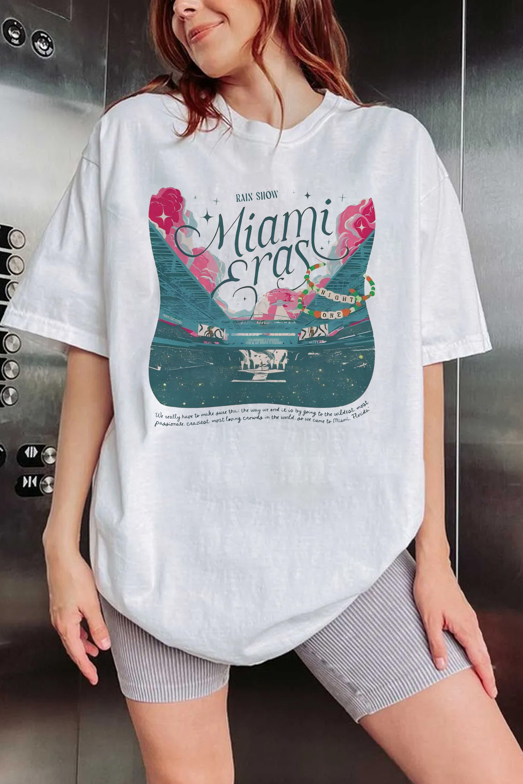Miami Eras Night One Hard Rock Stadium Tee For Women