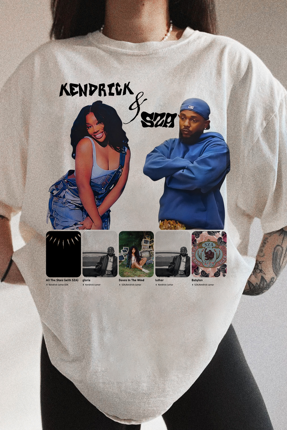Kendric&SZA Album Tee For Women