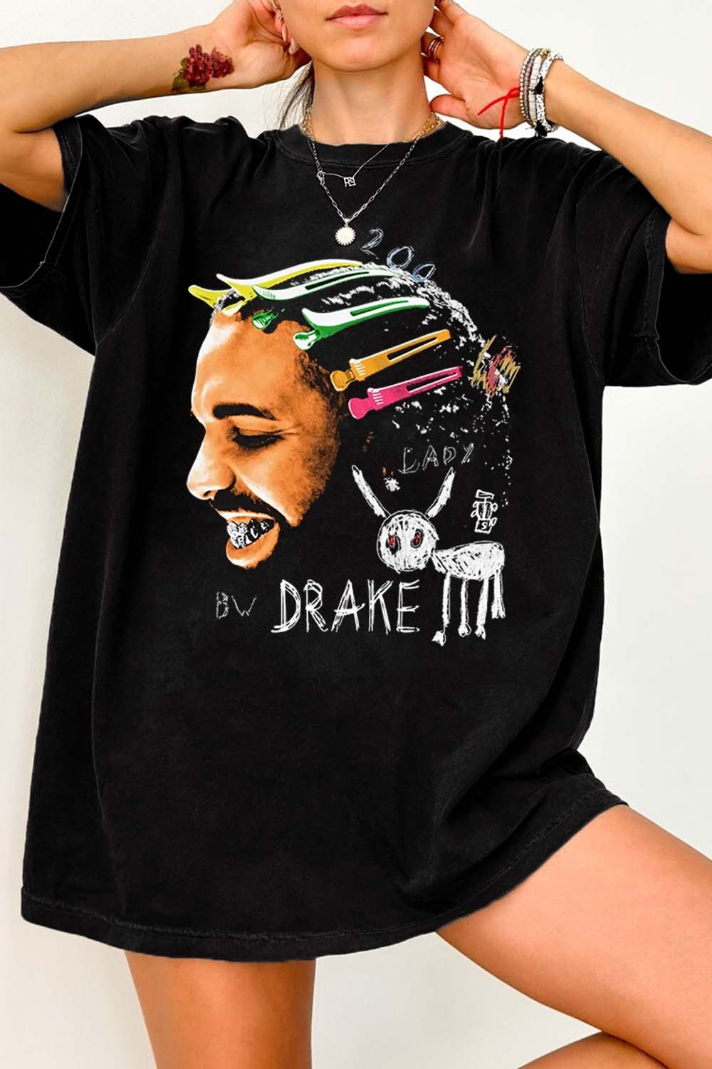 Graphic DRAKE FOR ALL THE DOGS Tee For Women
