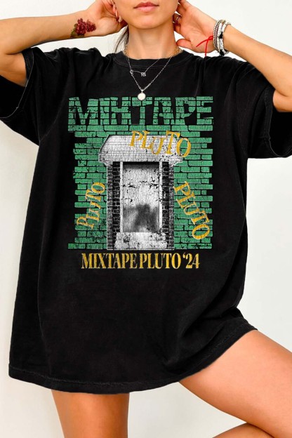 Mixtape Pluto- Future Fan Tee For Women