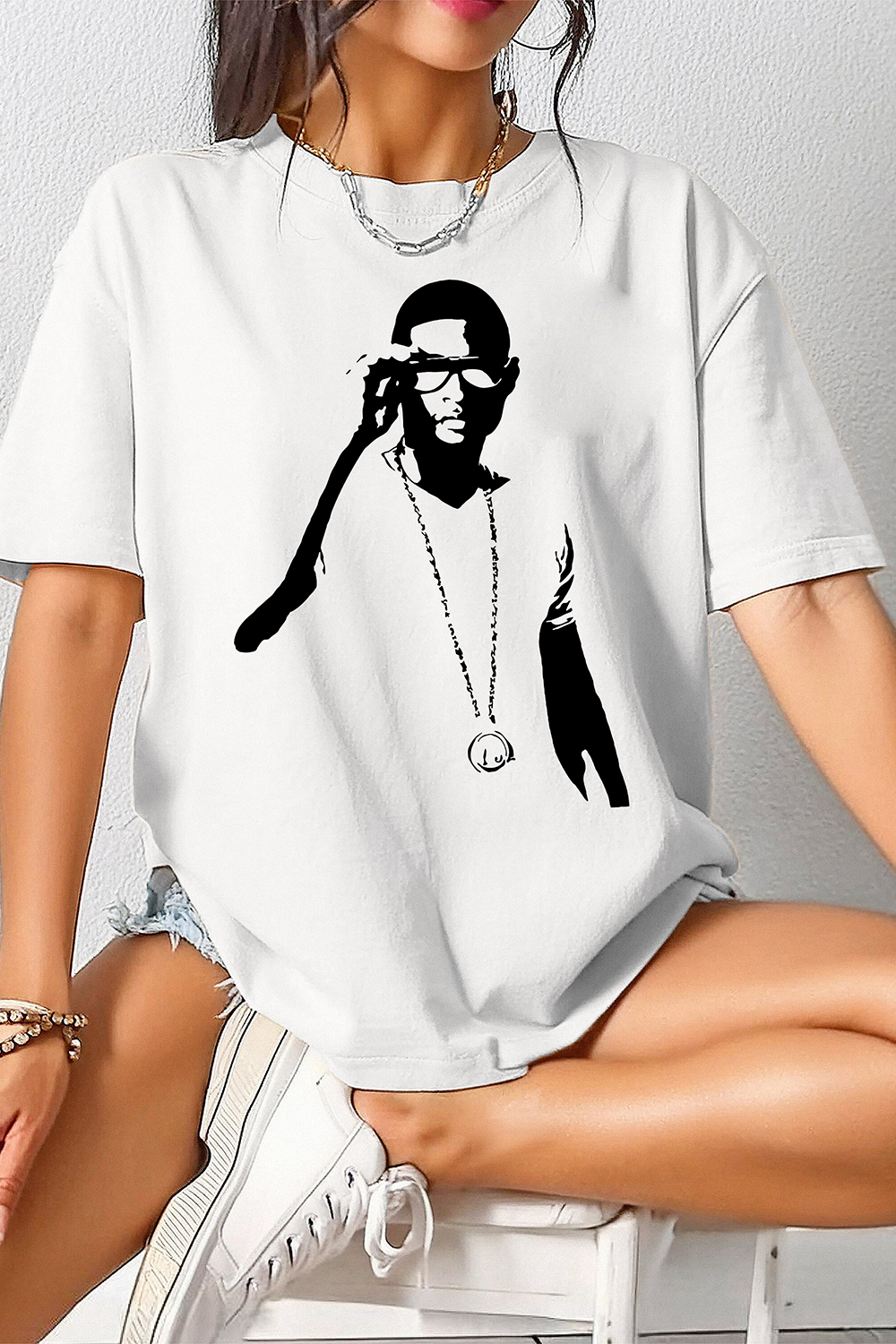 Usher Silhouette Tee For Women