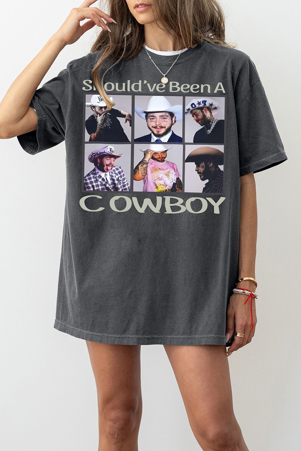 Post Malone is a Genuine Cowboy Tee For Women