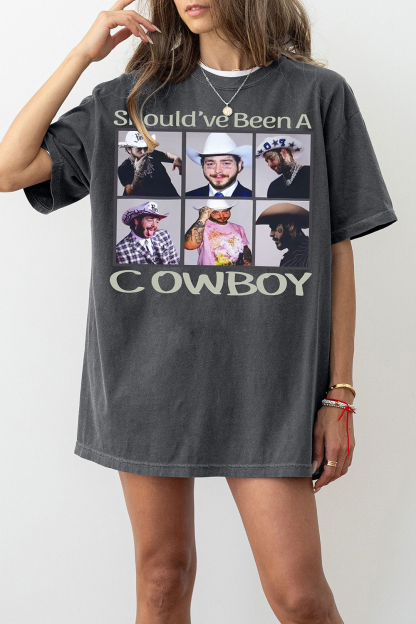 Post Malone is a Genuine Cowboy Tee For Women