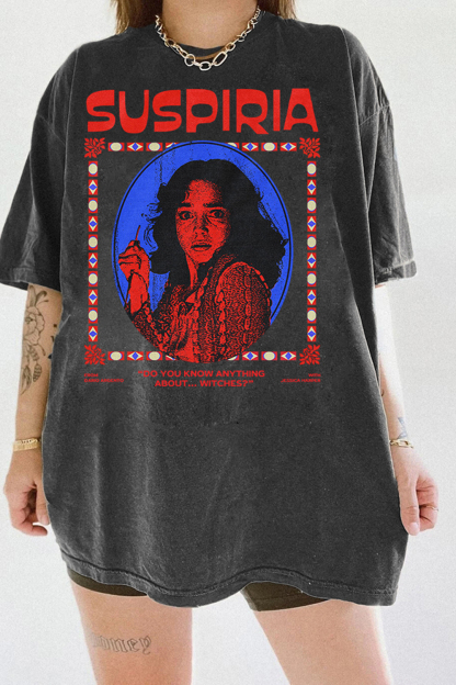 Suspiria 1977 Retro Horror Movie Tee For Women